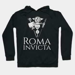 History Of Ancient Rome SPQR Roman Eagle Roma Invicta Hoodie